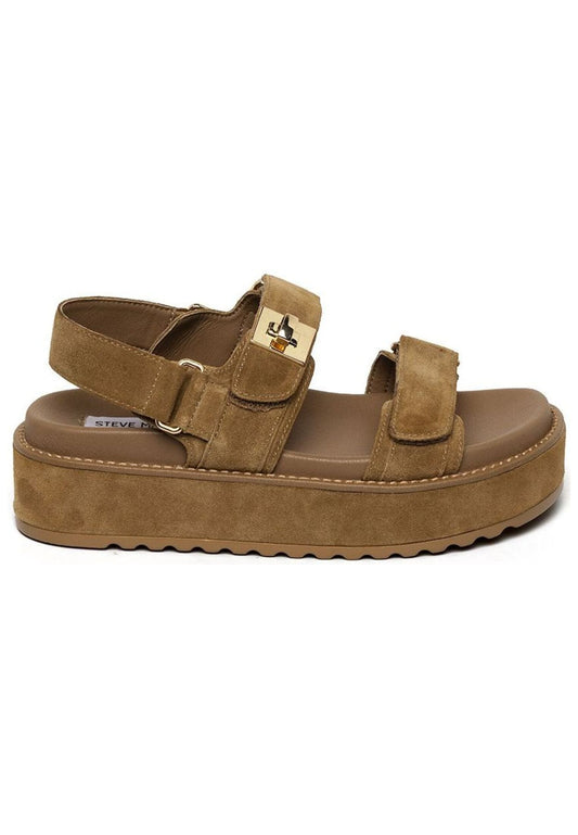 Steve Madden Sandalen Veloursleder Tan