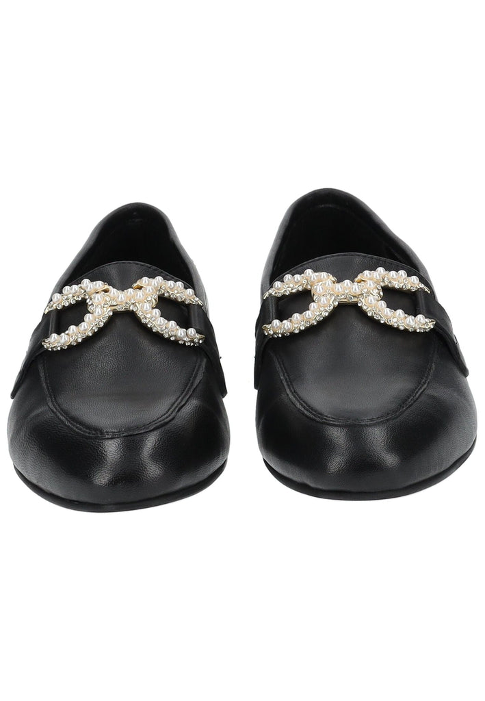 Steve Madden Slipper Leder Schwarz