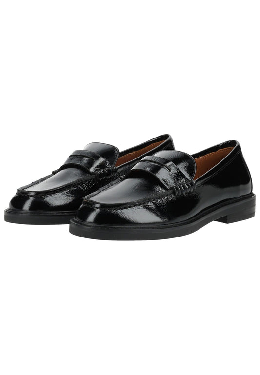 Steve Madden Slipper Leder Schwarz
