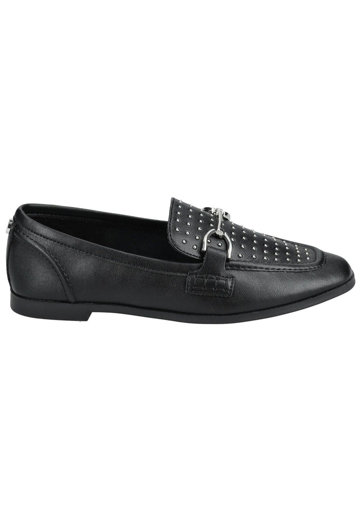 Steve Madden Slipper Leder Schwarz/Silber