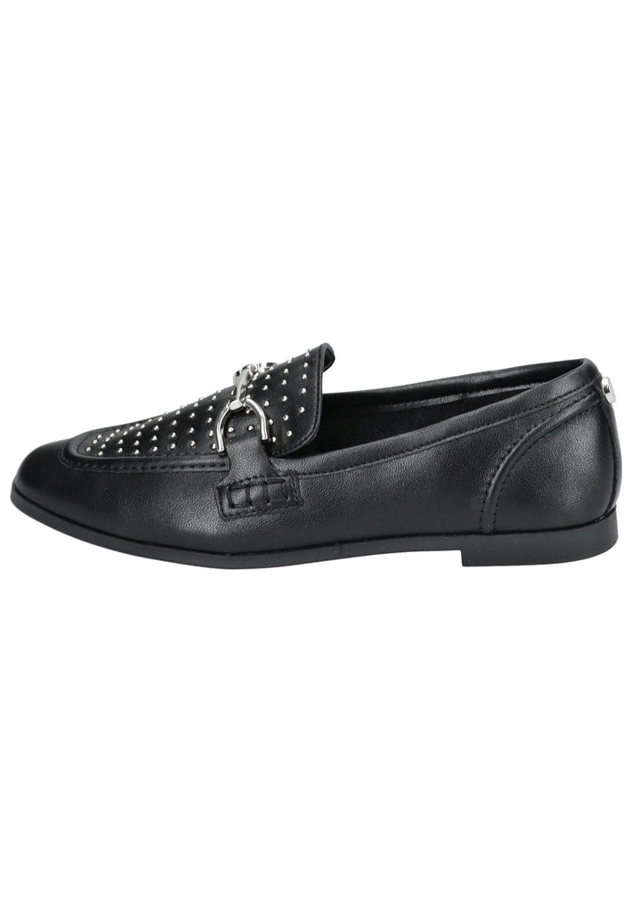 Steve Madden Slipper Leder Schwarz/Silber
