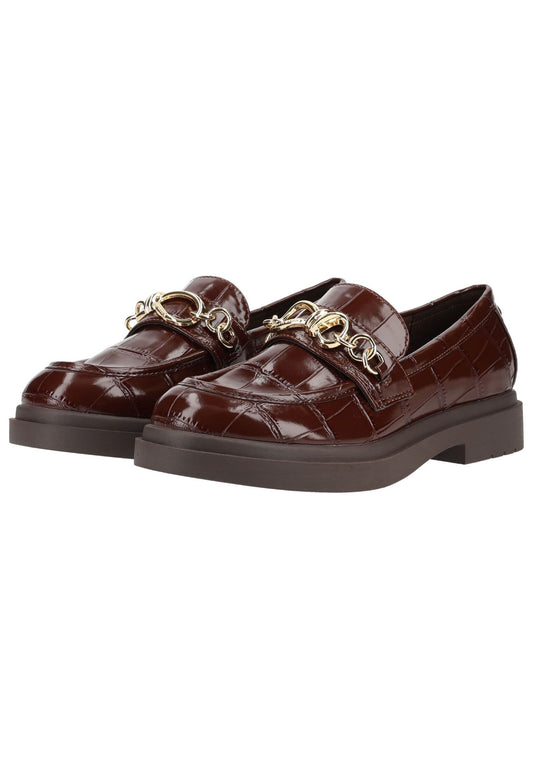 Steve Madden Slipper Lederimitat Braun
