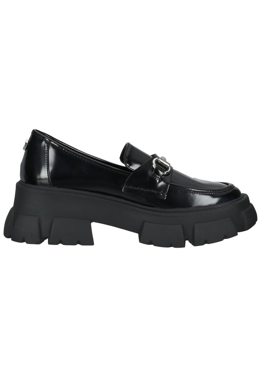 Steve Madden Slipper Lederimitat Schwarz