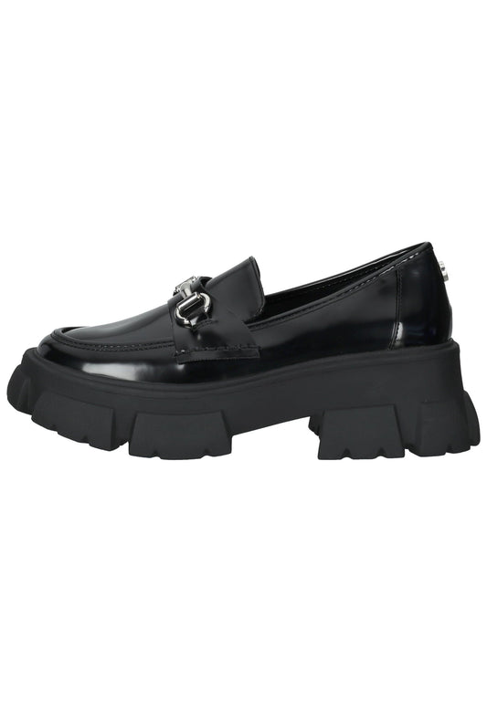 Steve Madden Slipper Lederimitat Schwarz