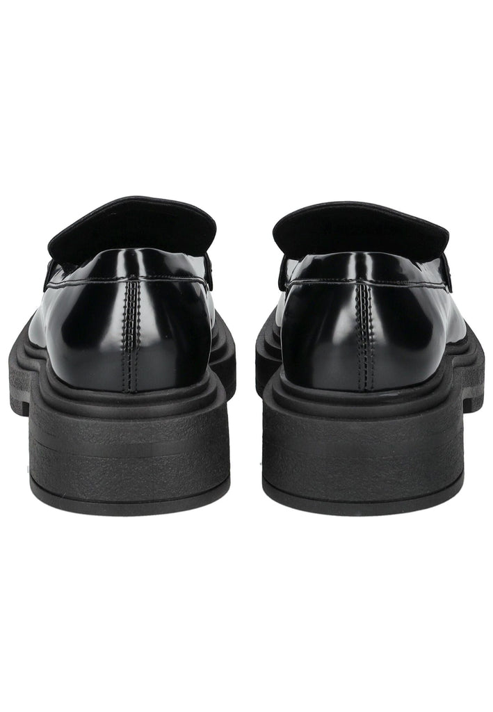 Steve Madden Slipper Lederimitat Schwarz Lack