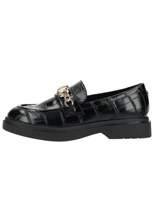 Steve Madden Slipper Lederimitat Schwarz/Schwarz
