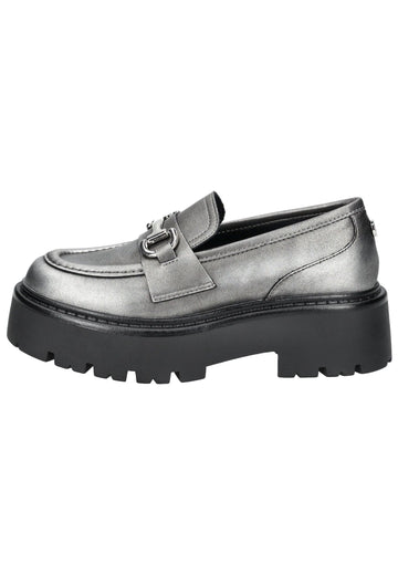 Slipper Steve Madden Slipper Leder Pewter