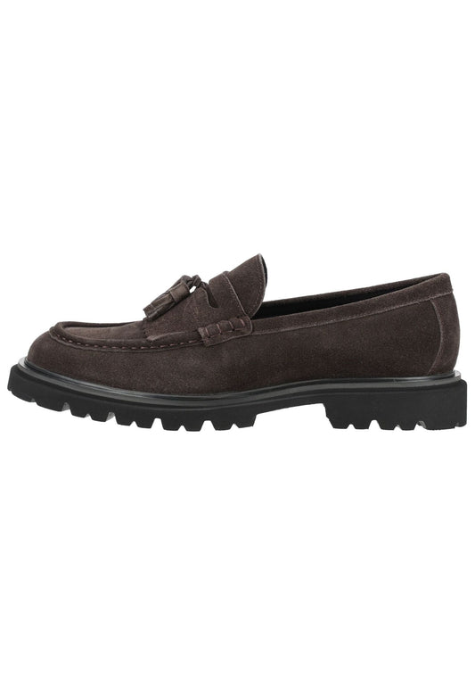 Steve Madden Slipper Veloursleder Dunkelbraun