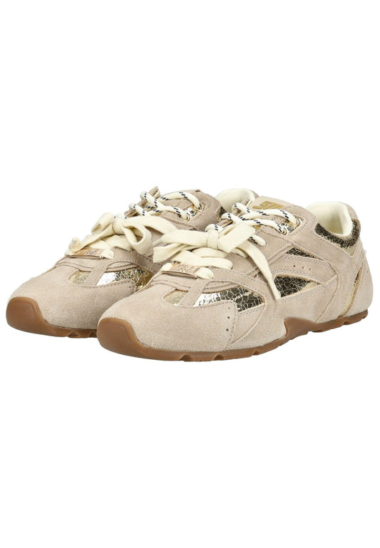 Steve Madden Sneaker Leder Gold/Beige
