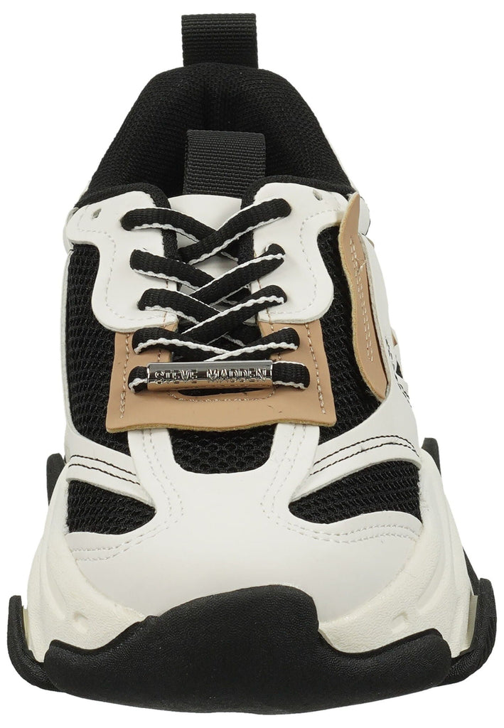 Steve Madden Sneaker Leder/Textil Schwarz/Beige