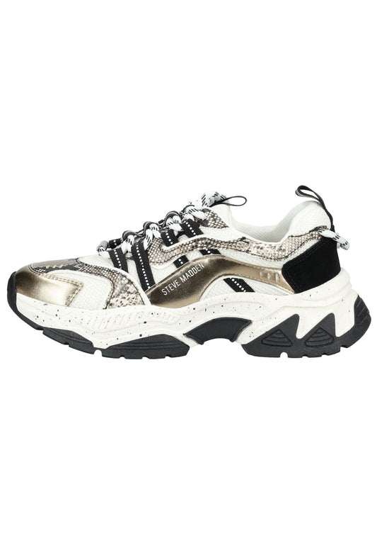 Steve Madden Sneaker Lederimitat Braun/Schwarz