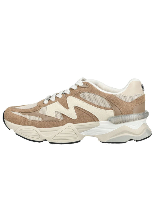 Steve Madden Sneaker Lederimitat Braun/Weiß