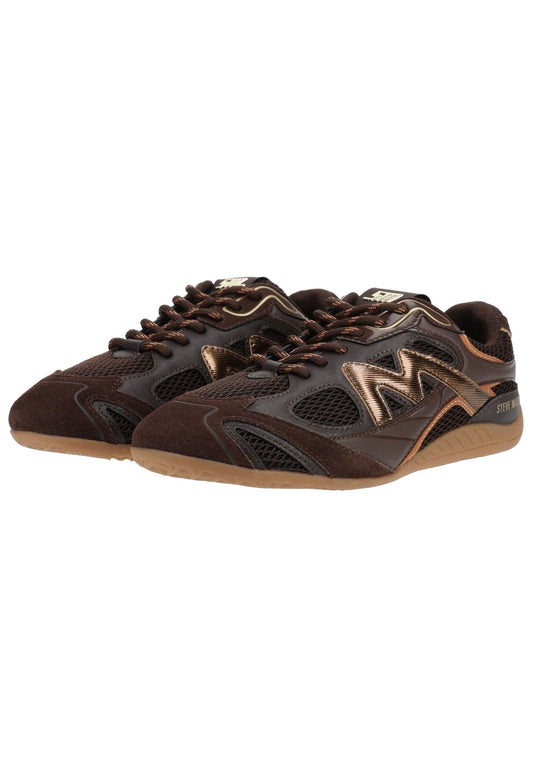 Steve Madden Sneaker Lederimitat Chocolate