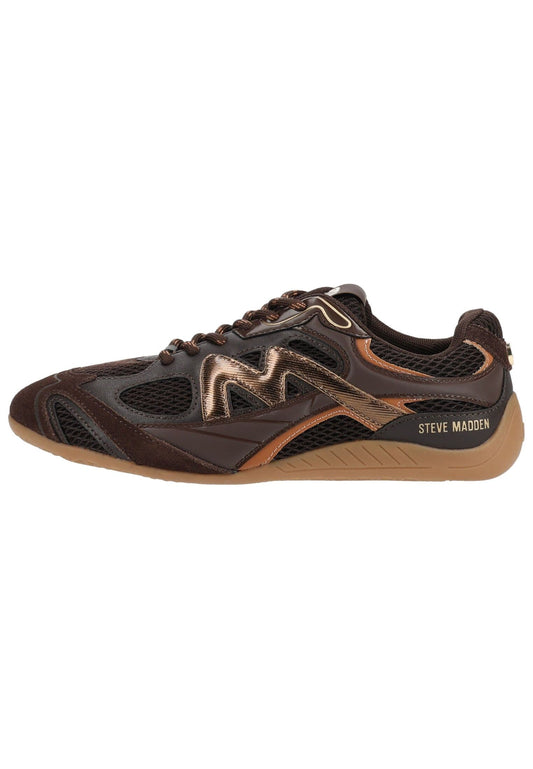 Steve Madden Sneaker Lederimitat Chocolate