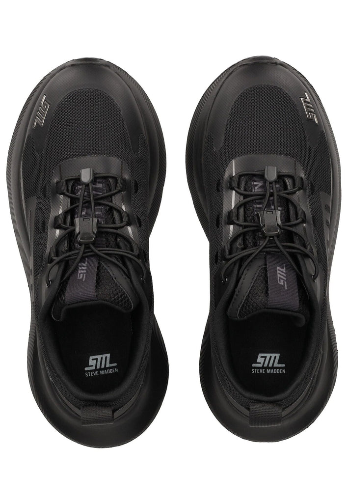 Steve Madden Sneaker Lederimitat/Mesh Schwarz/Schwarz