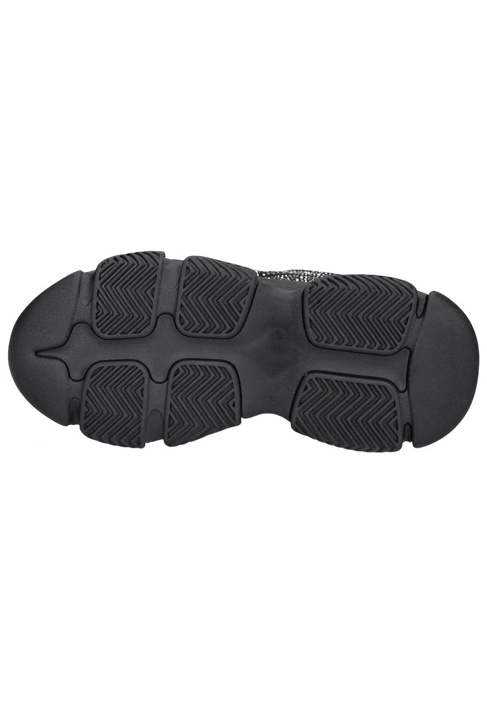 Steve Madden Sneaker Lederimitat/Mesh Schwarz/Silber