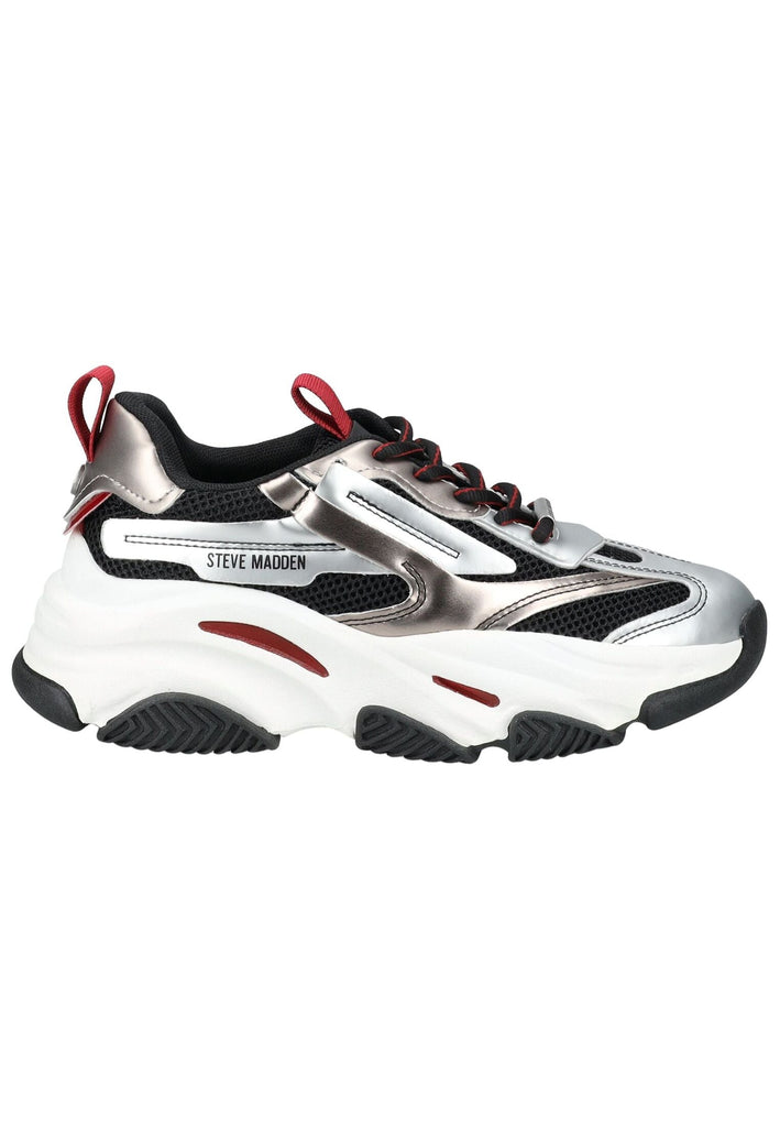 Steve Madden Sneaker Lederimitat/Mesh Weiß/Rot
