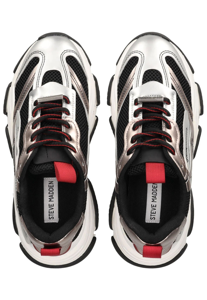 Steve Madden Sneaker Lederimitat/Mesh Weiß/Rot