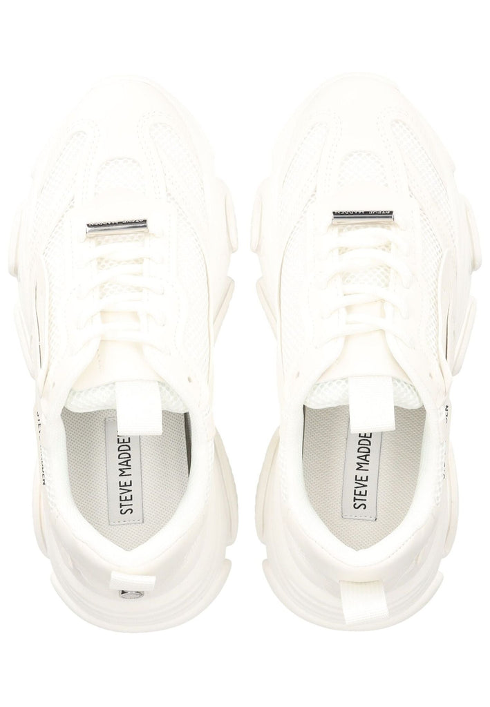 Steve Madden Sneaker Lederimitat/Mesh Weiß/Weiß
