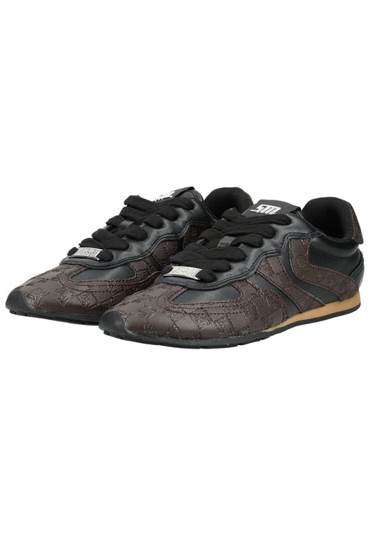 Steve Madden Sneaker Lederimitat Schwarz/Braun