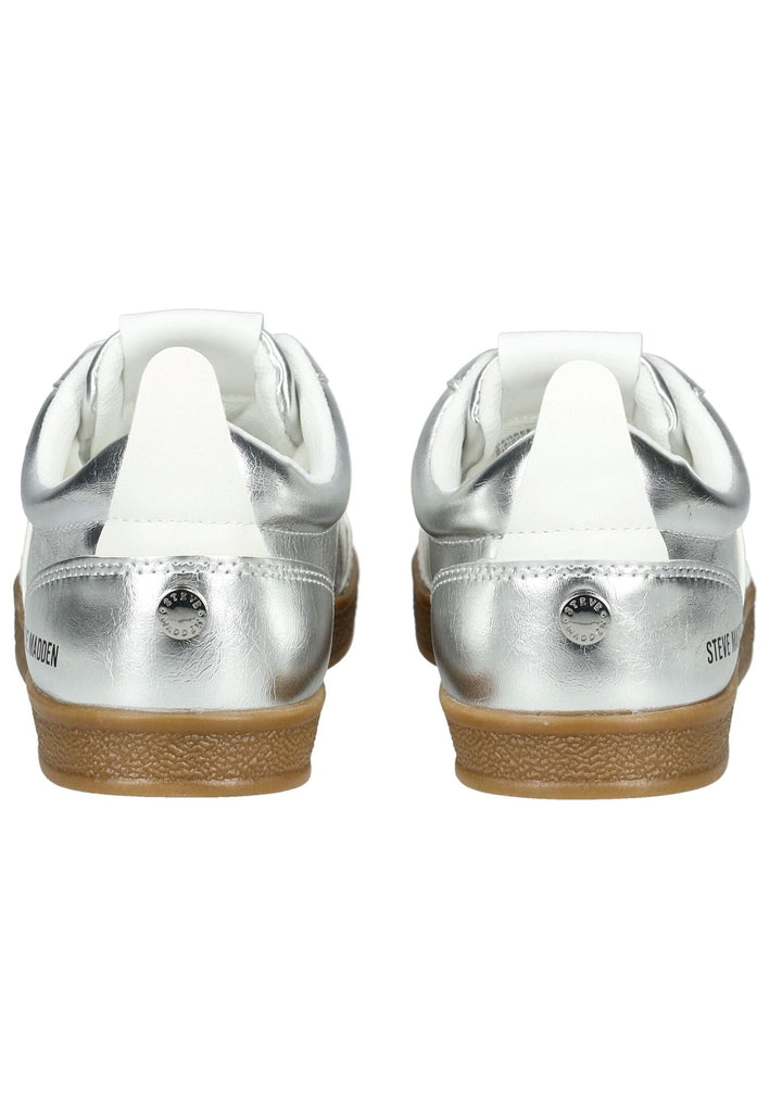 Steve Madden Sneaker Lederimitat Silber