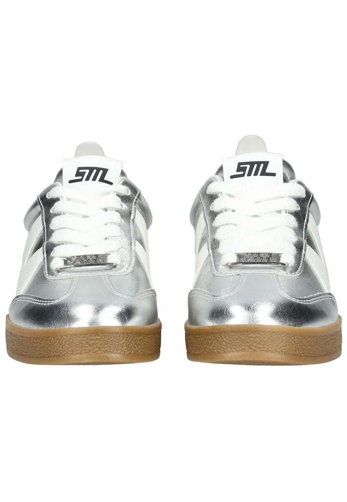 Steve Madden Sneaker Lederimitat Silber