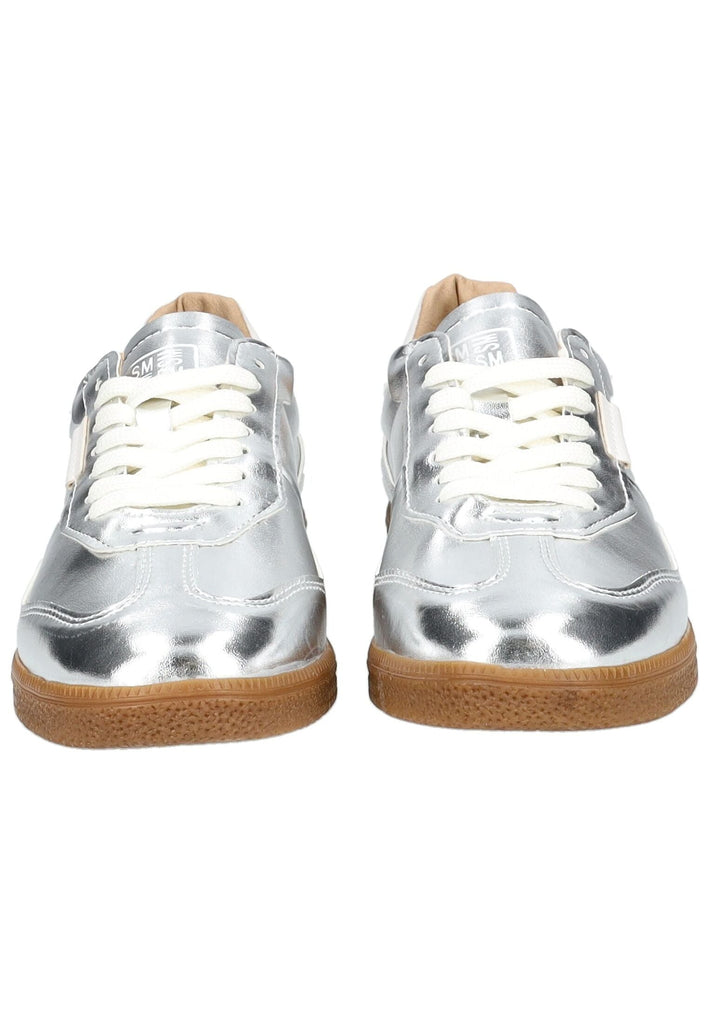 Steve Madden Sneaker Lederimitat Silber