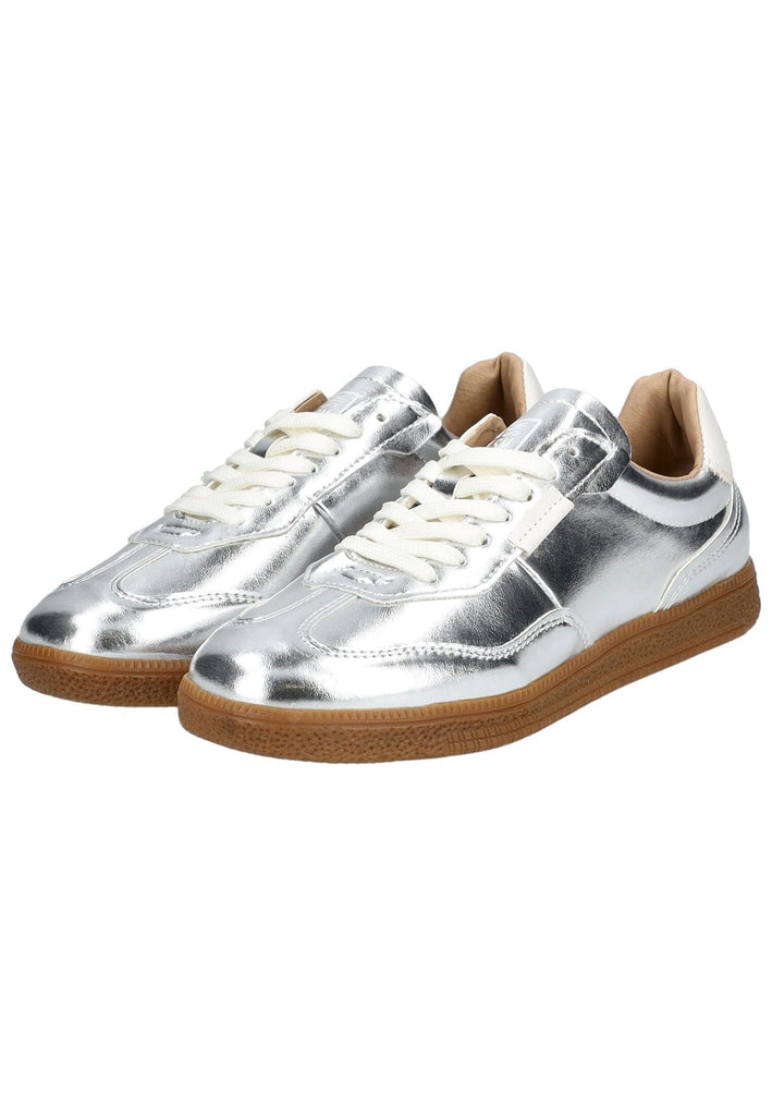 Steve Madden Sneaker Lederimitat Silber