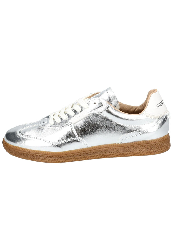 Steve Madden Sneaker Lederimitat Silber