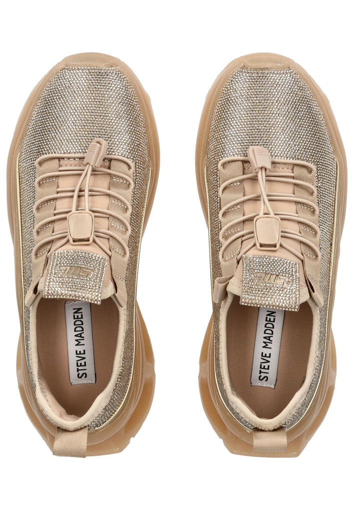 Steve Madden Sneaker Lederimitat/Textil Beige/Rosa