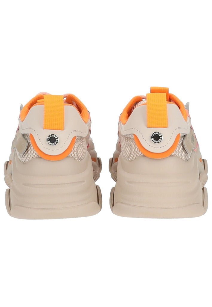 Steve Madden Sneaker Lederimitat/Textil Grau/Orange
