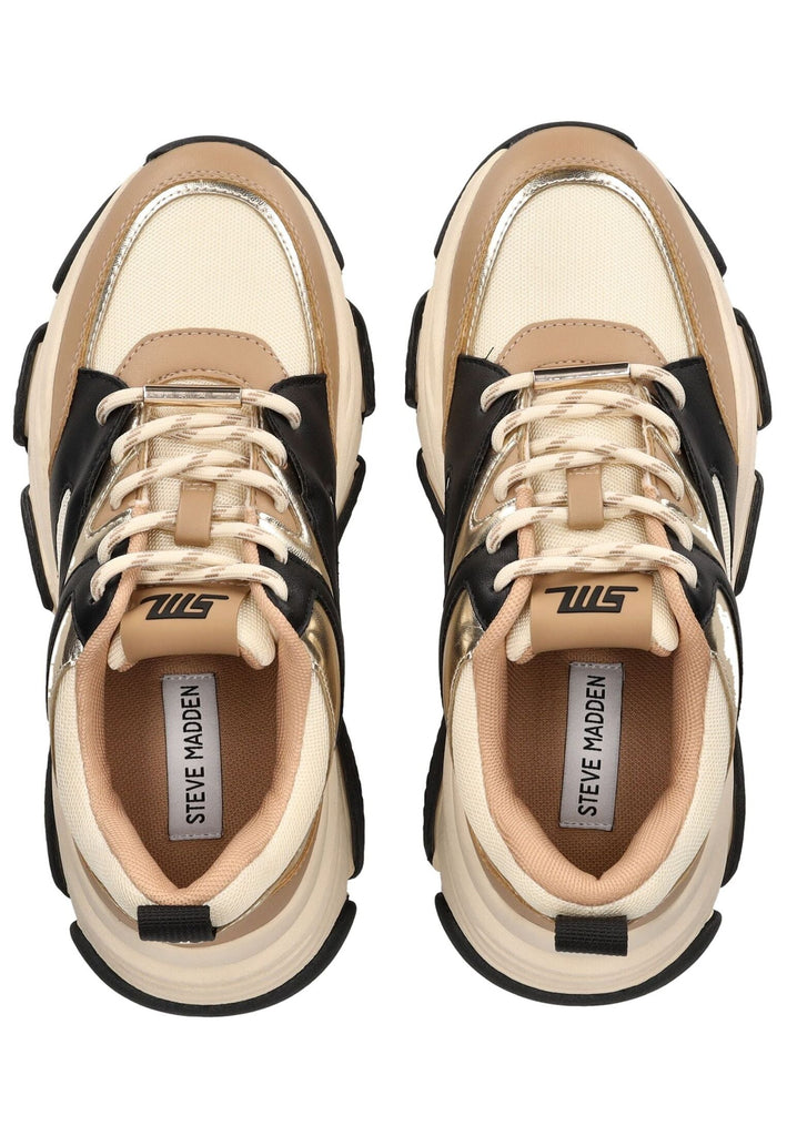 Steve Madden Sneaker Lederimitat/Textil Khaki