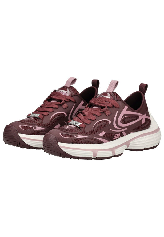 Steve Madden Sneaker Lederimitat/Textil Pink/Rot