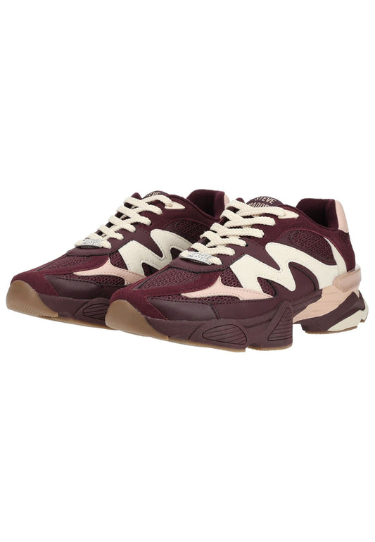 Steve Madden Sneaker Lederimitat/Textil Rot/Pink