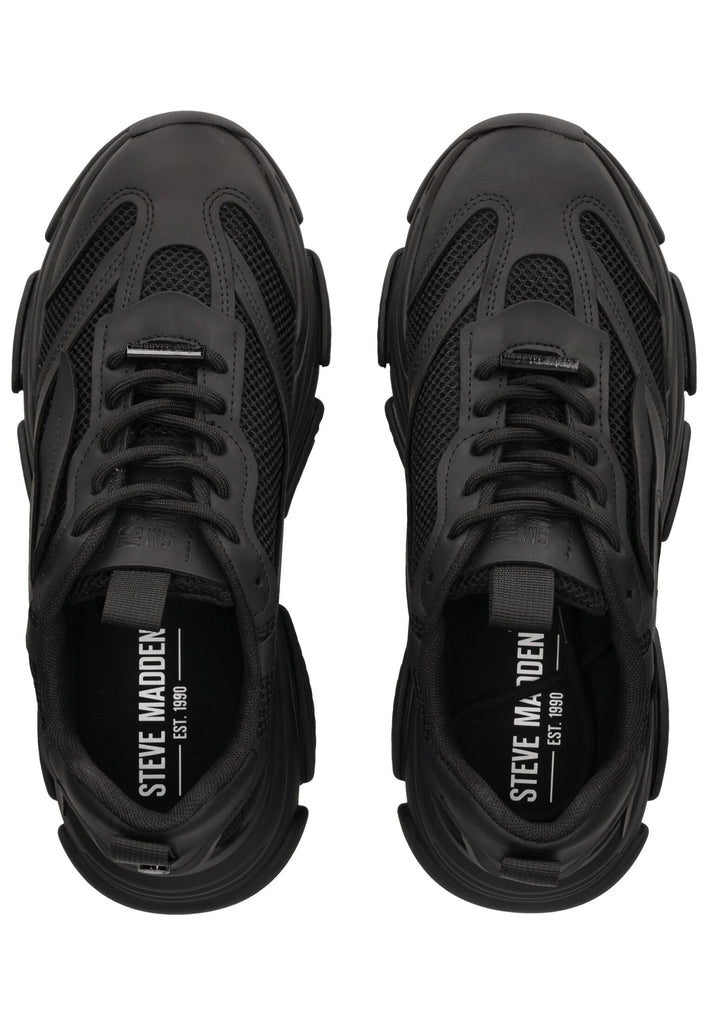 Steve Madden Sneaker Lederimitat/Textil Schwarz