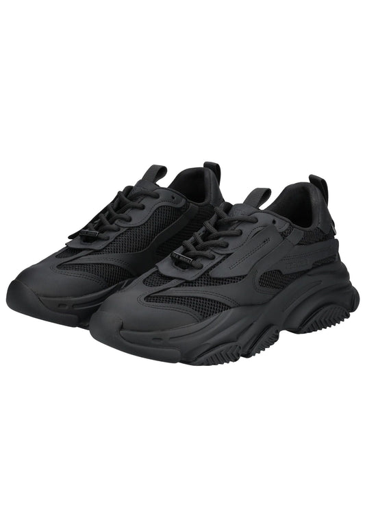 Steve Madden Sneaker Lederimitat/Textil Schwarz
