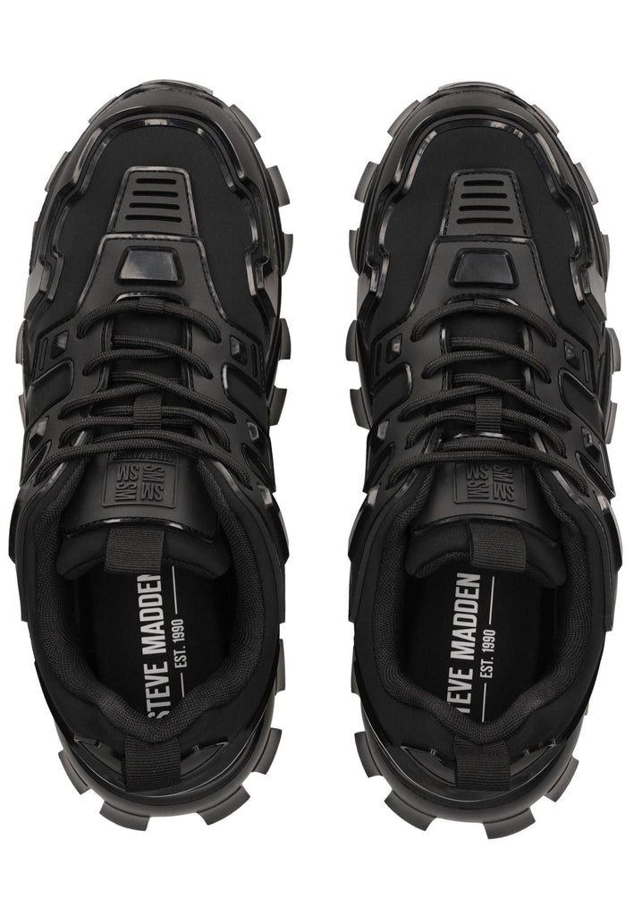 Steve Madden Sneaker Lederimitat/Textil Schwarz