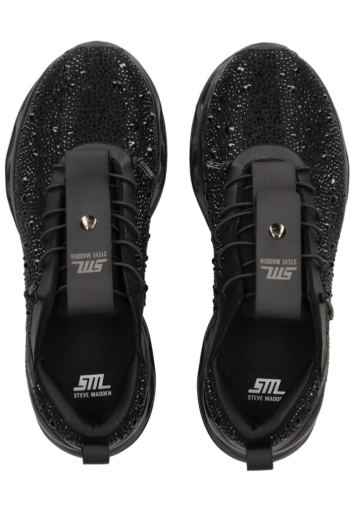 Steve Madden Sneaker Lederimitat/Textil Schwarz