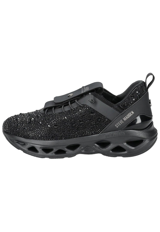 Steve Madden Sneaker Lederimitat/Textil Schwarz