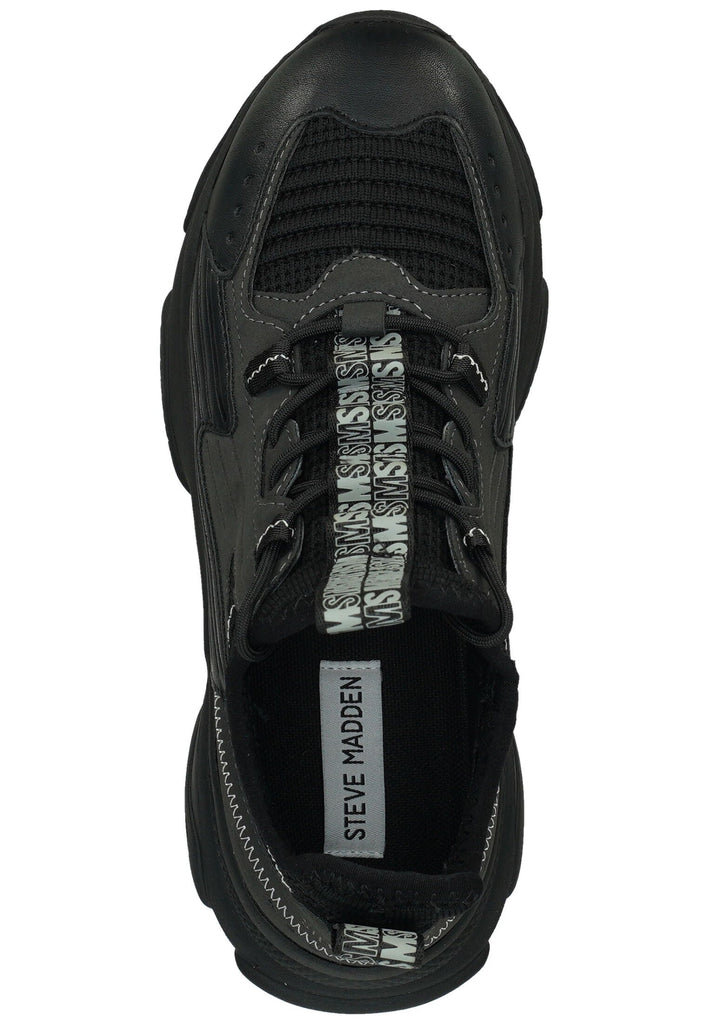 Steve Madden Sneaker Lederimitat/Textil Schwarz