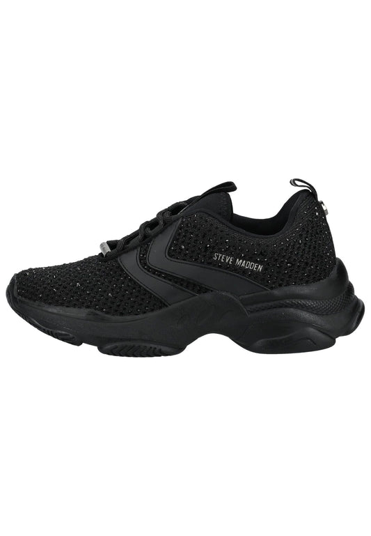 Steve Madden Sneaker Lederimitat/Textil Schwarz