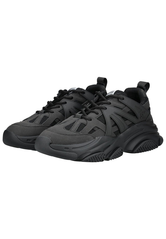 Steve Madden Sneaker Lederimitat/Textil Schwarz