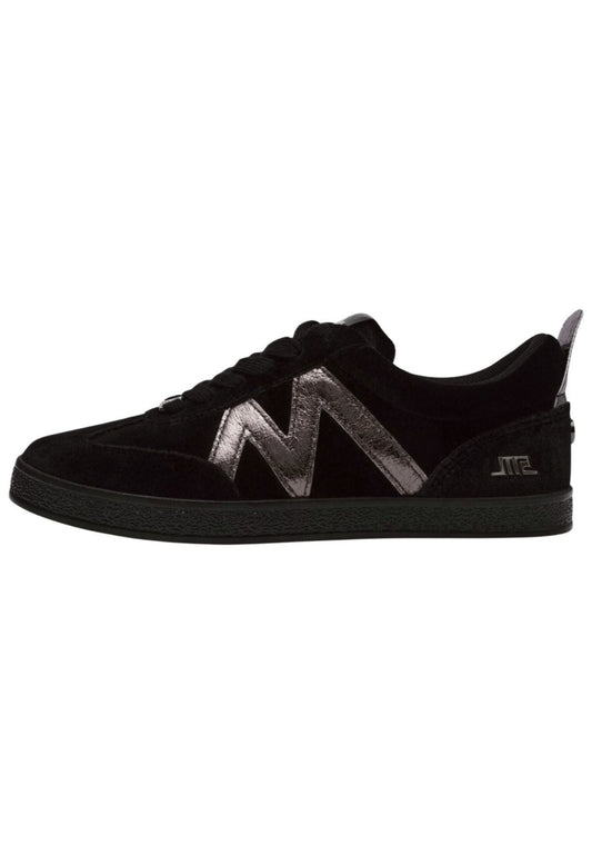 Steve Madden Sneaker Lederimitat/Textil Schwarz/Schwarz