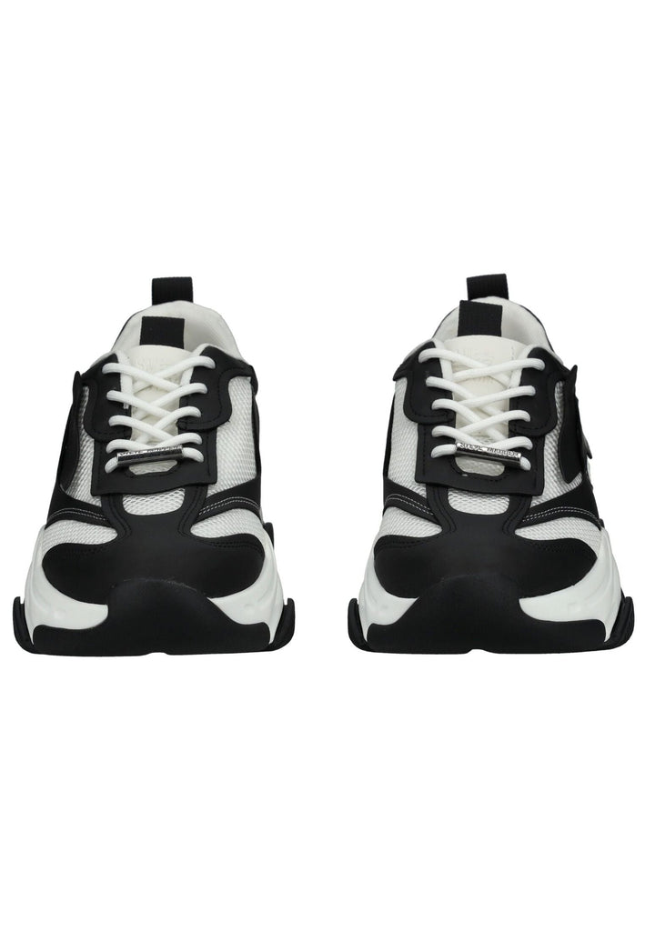 Steve Madden Sneaker Lederimitat/Textil Schwarz/Weiß