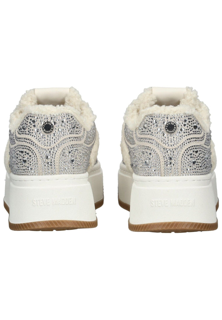 Steve Madden Sneaker Lederimitat/Textil Silber