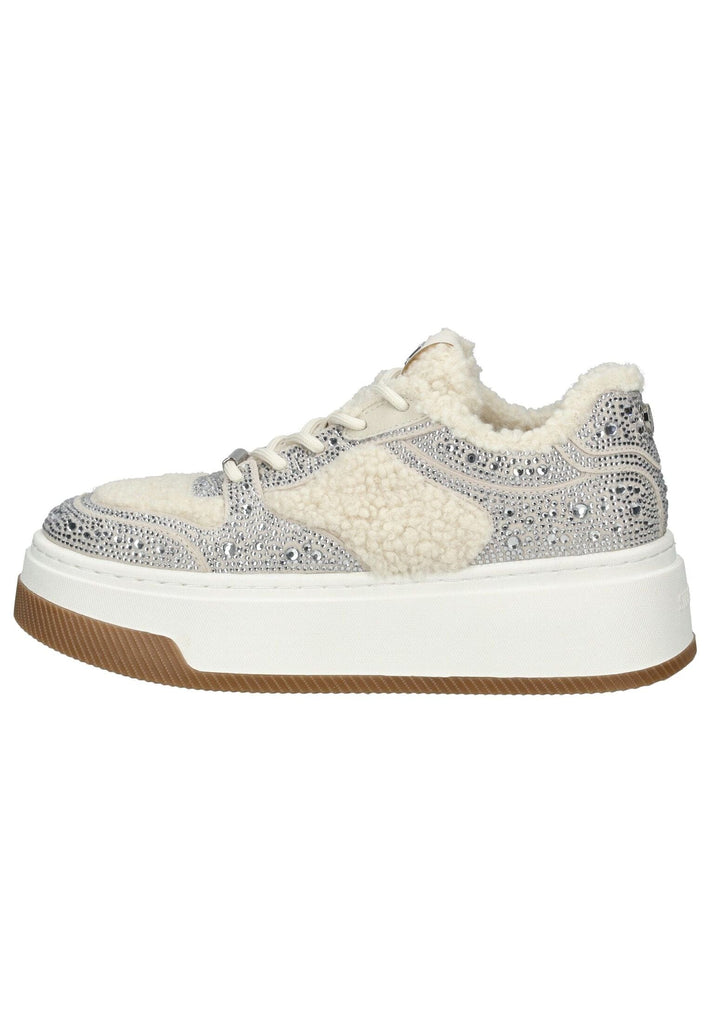 Steve Madden Sneaker Lederimitat/Textil Silber