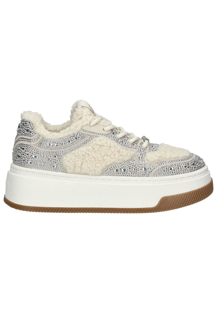 Steve Madden Sneaker Lederimitat/Textil Silber