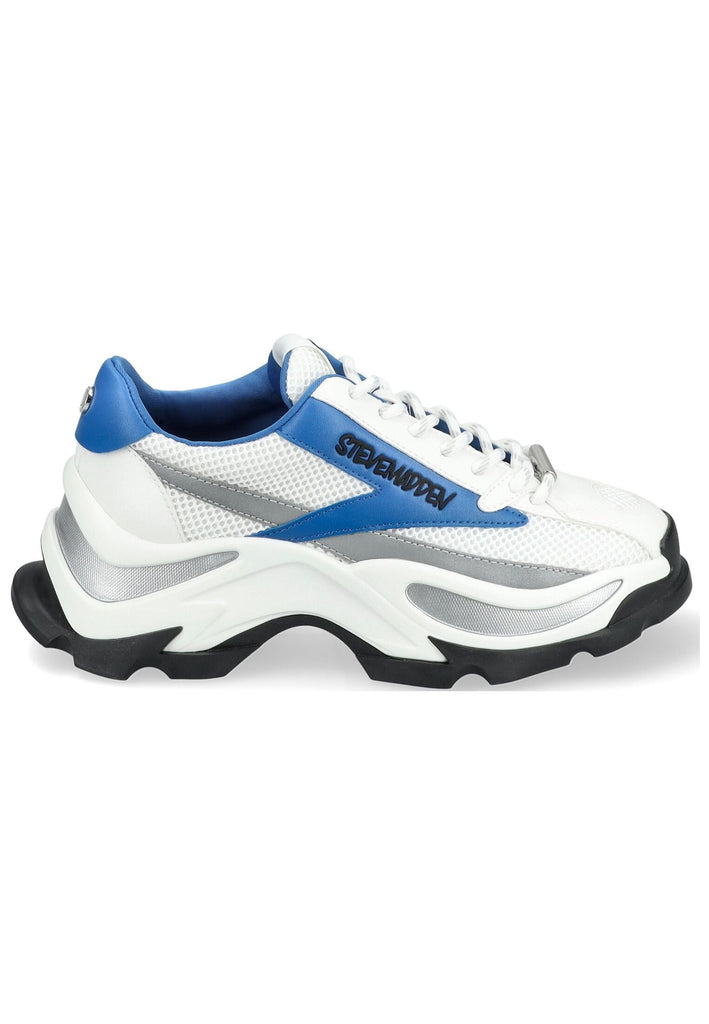 Steve Madden Sneaker Lederimitat/Textil Weiß/Blau
