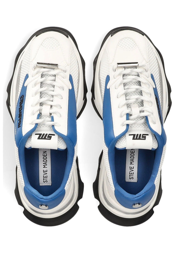 Steve Madden Sneaker Lederimitat/Textil Weiß/Blau