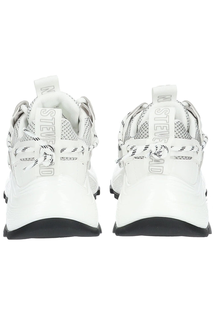 Steve Madden Sneaker Lederimitat/Textil Weiß/Grau